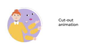 Animation video production by cut-out technique
